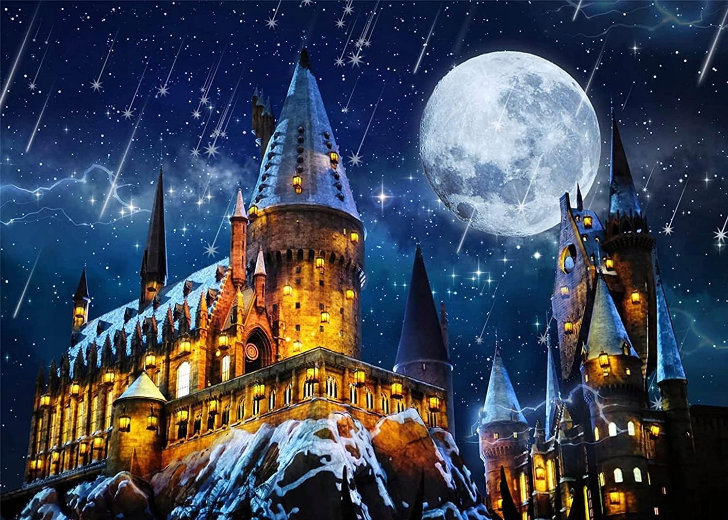 DIAMOND PAINTING HAFT DIAMENTOWY OBRAZ - HARRY POTTER CASTLE