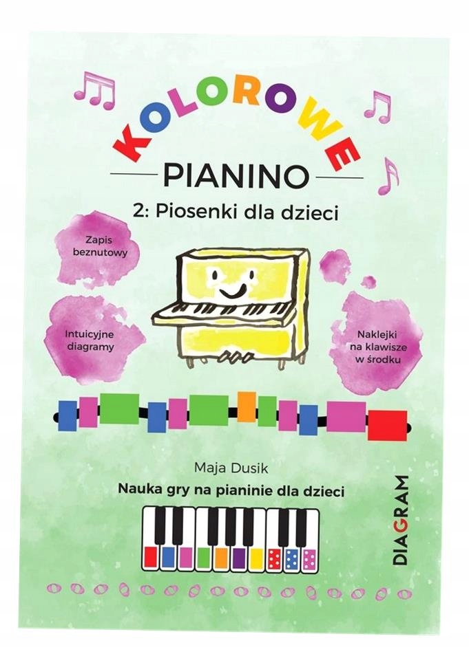 KOLOROWE PIANINO 2. PIOSENKI DLA DZIECI
