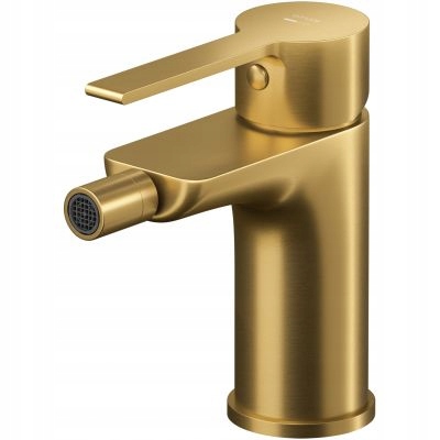 Virgo Bidetová baterie zlatá kartáčovaná s EasyFIX a vodním úložištěm