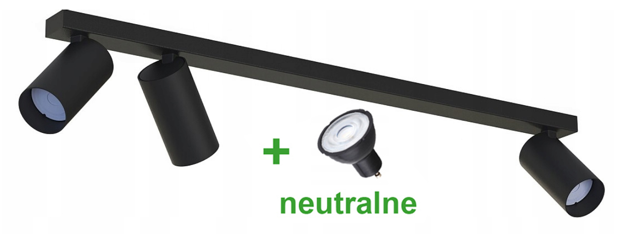 Stropné svietidlo Luster na kĺby Mono III čierna Led žiarovky Zadarmo