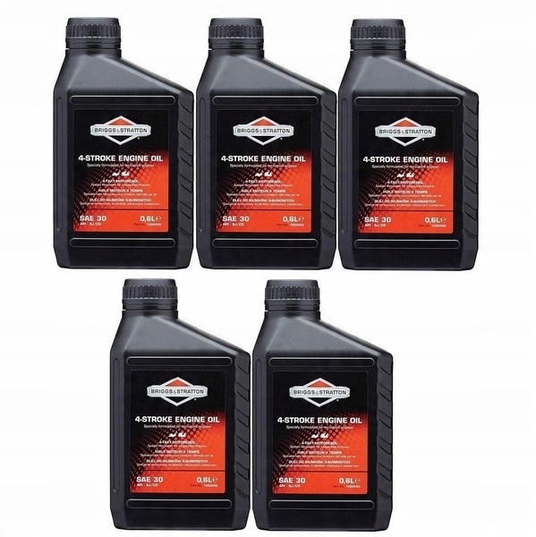 

Briggs Stratton 4T SAE30 olej do kosiarki 5 x 0.6L