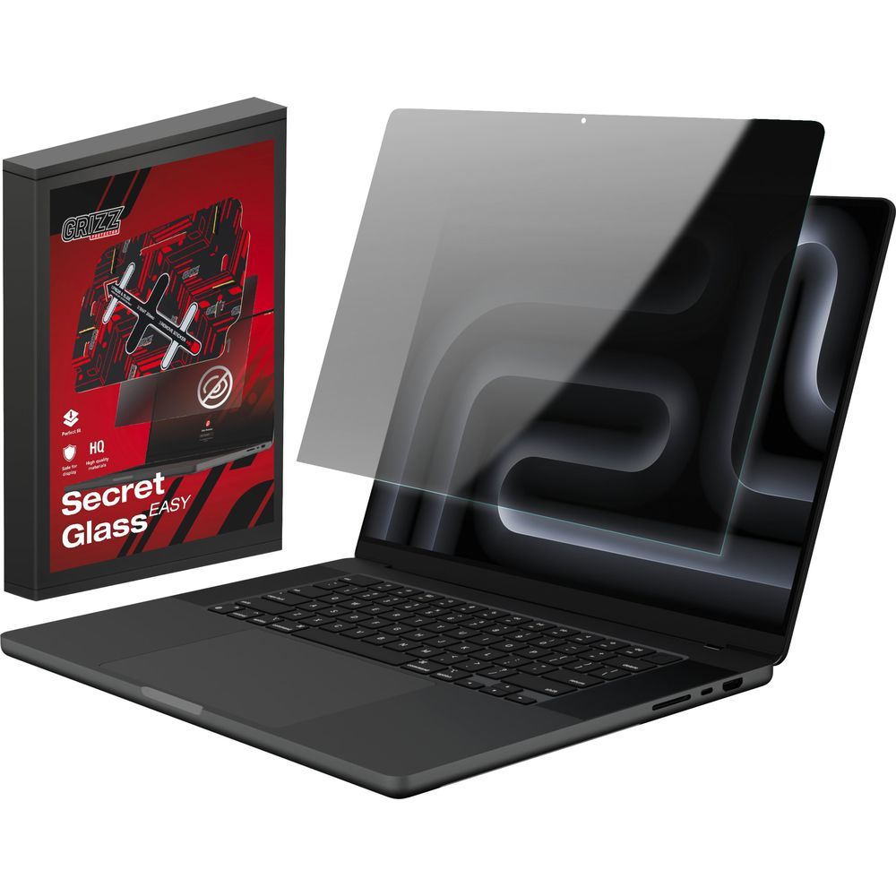 Sklo Grizz pro MacBook Pro 16 M5 Max 2026, matné aplikátor