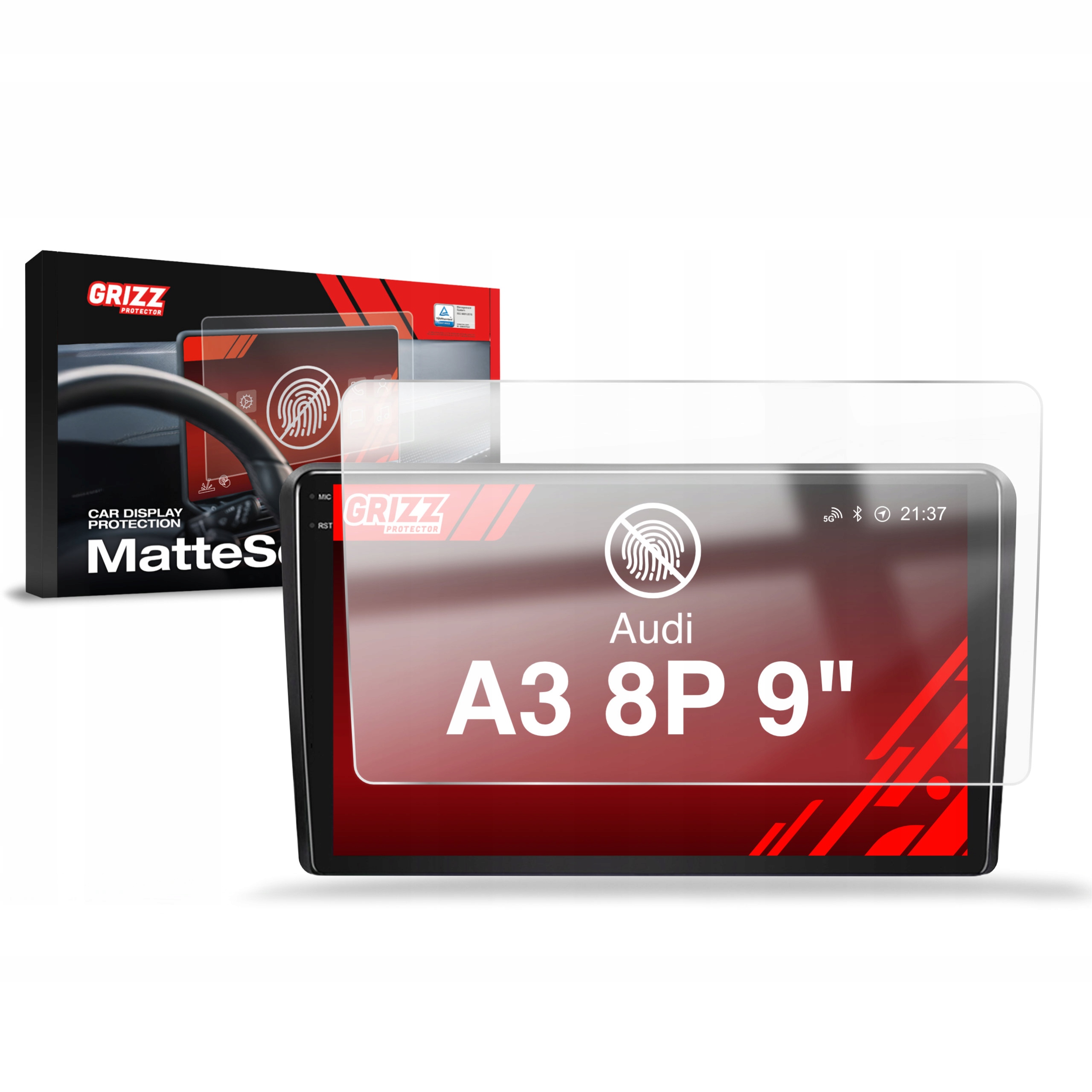 Folia Antyodciskowa do Audi A3 8P Android Radio (2002-2013)