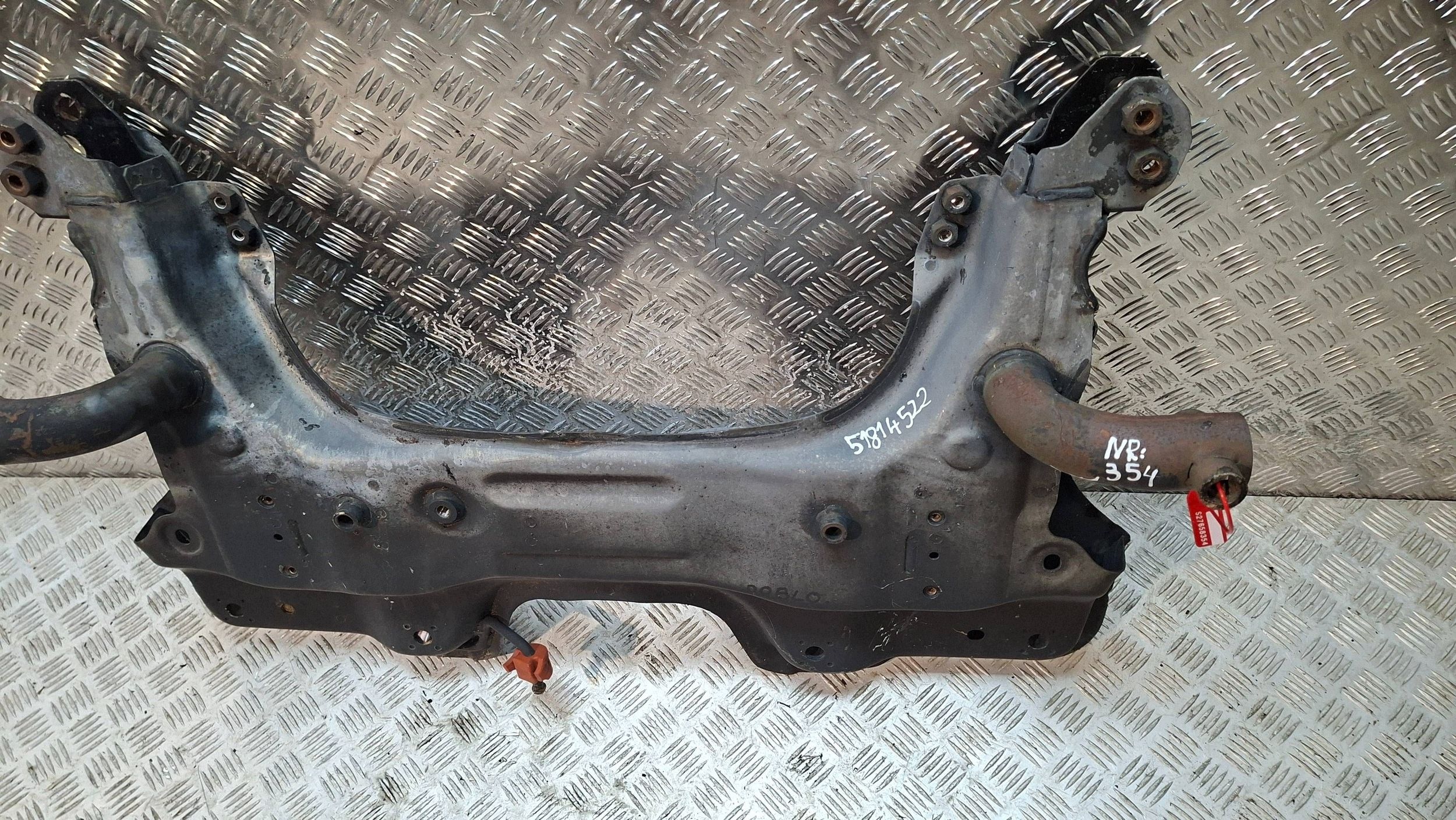 axle beam front 51814522 FIAT DOBLO II COMBO D 2010