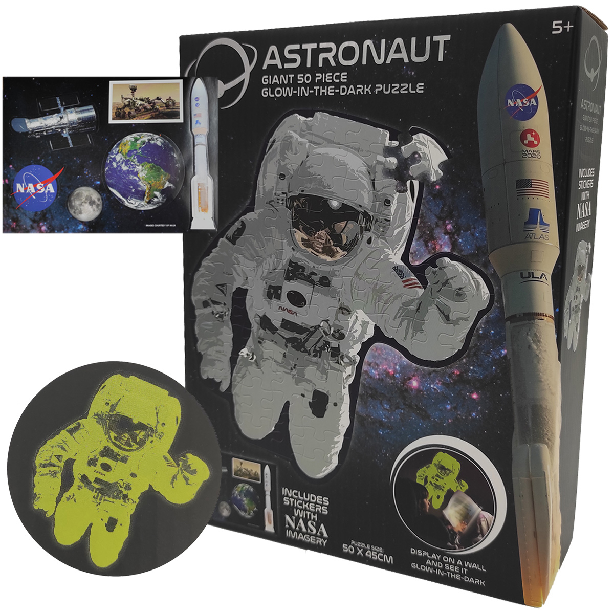 

Puzzle 50 el Nasa Kosmonauta Świeci W Ciemności