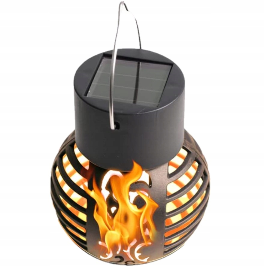 

Lampa solarna wisząca kuleczka pochodnia Ciepła