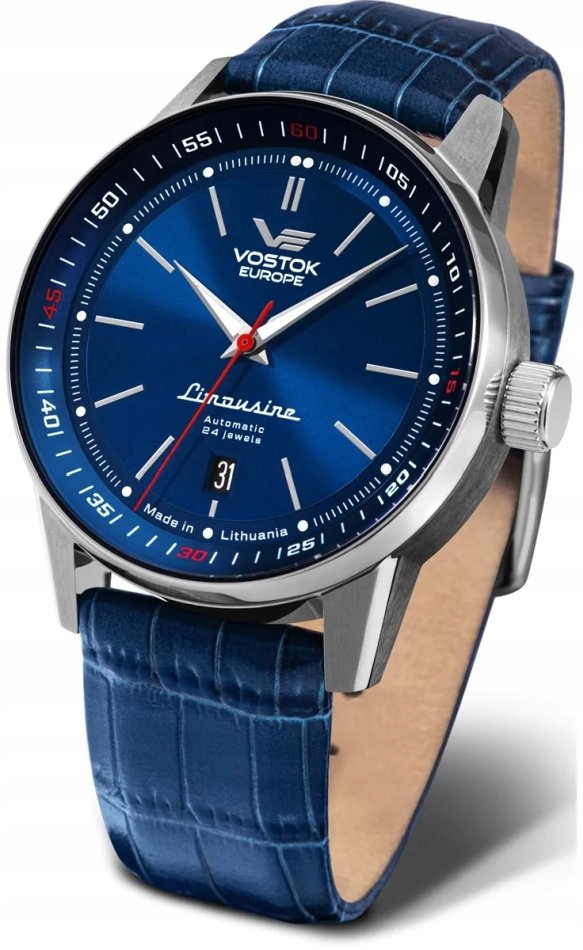 Zegarek męski Vostok Europe NH35A-560A687 granatowy klasyczny