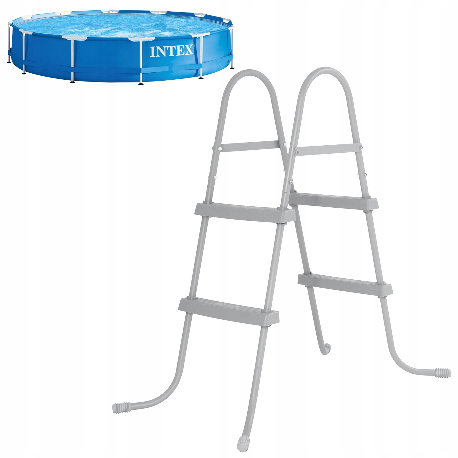 Stabilní Oboustranný Žebřík Se Hodí Do Bazénu Intex 28212 Bazénové Schůdky