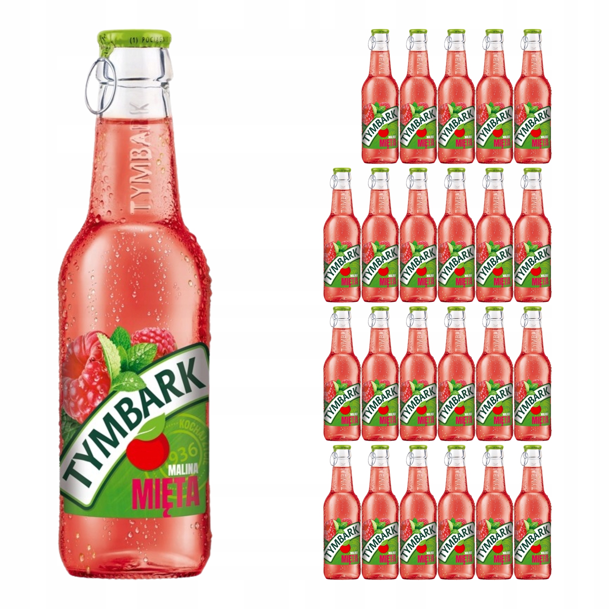 Tymbark Napój Butelka 24x250ml Malina mięta