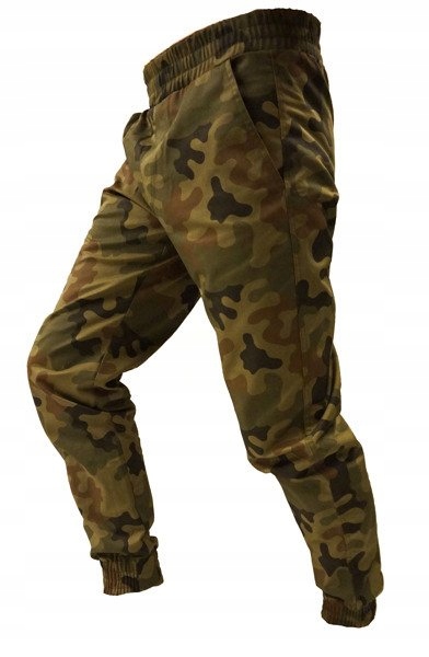 Spodnie joggery moro męskie WZ93 L (40) Fason bojówki