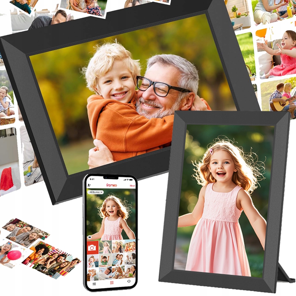 Digitální Rámeček Frameo Na Fotografie Frameo Wi-fi 10,1" Vysoká Kvalita Panelu