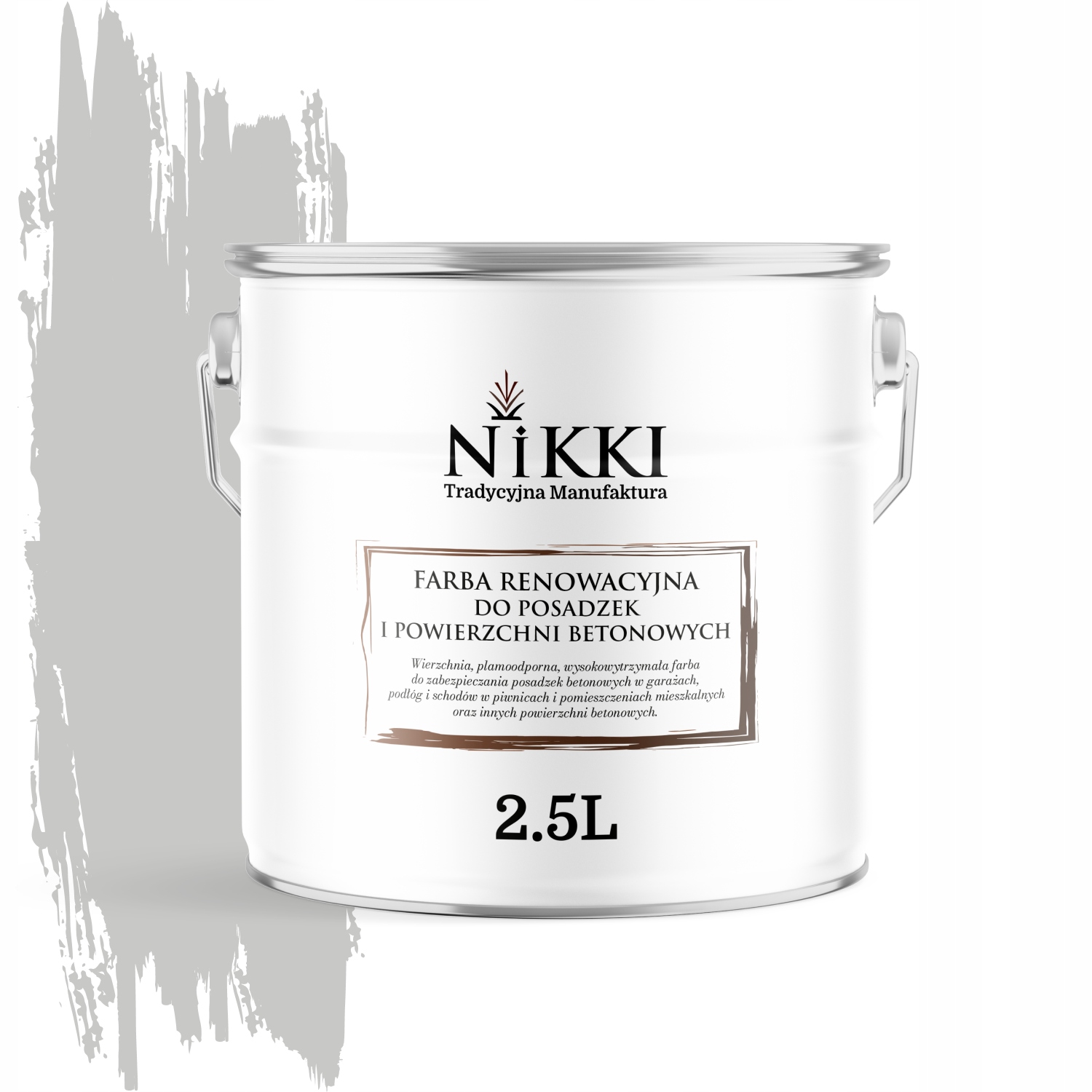 Farba Na Renováciu Betónových Podláh 2,5 L Šedá Mliečna RAL7047 Saténová
