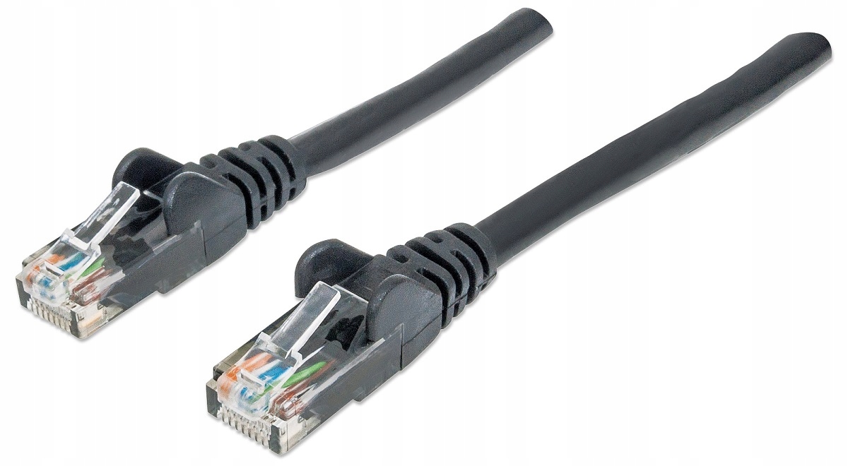 Patchcord U/utp 6 Intellinet RJ45 RJ45 1 m czarny