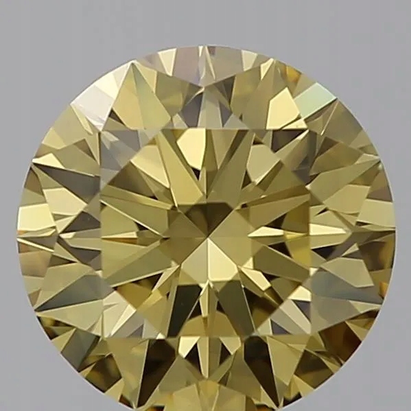 Diament 1,40 ct Okrągły Lab Fancy Intense Yellow VS1 IGI - Diament Expert