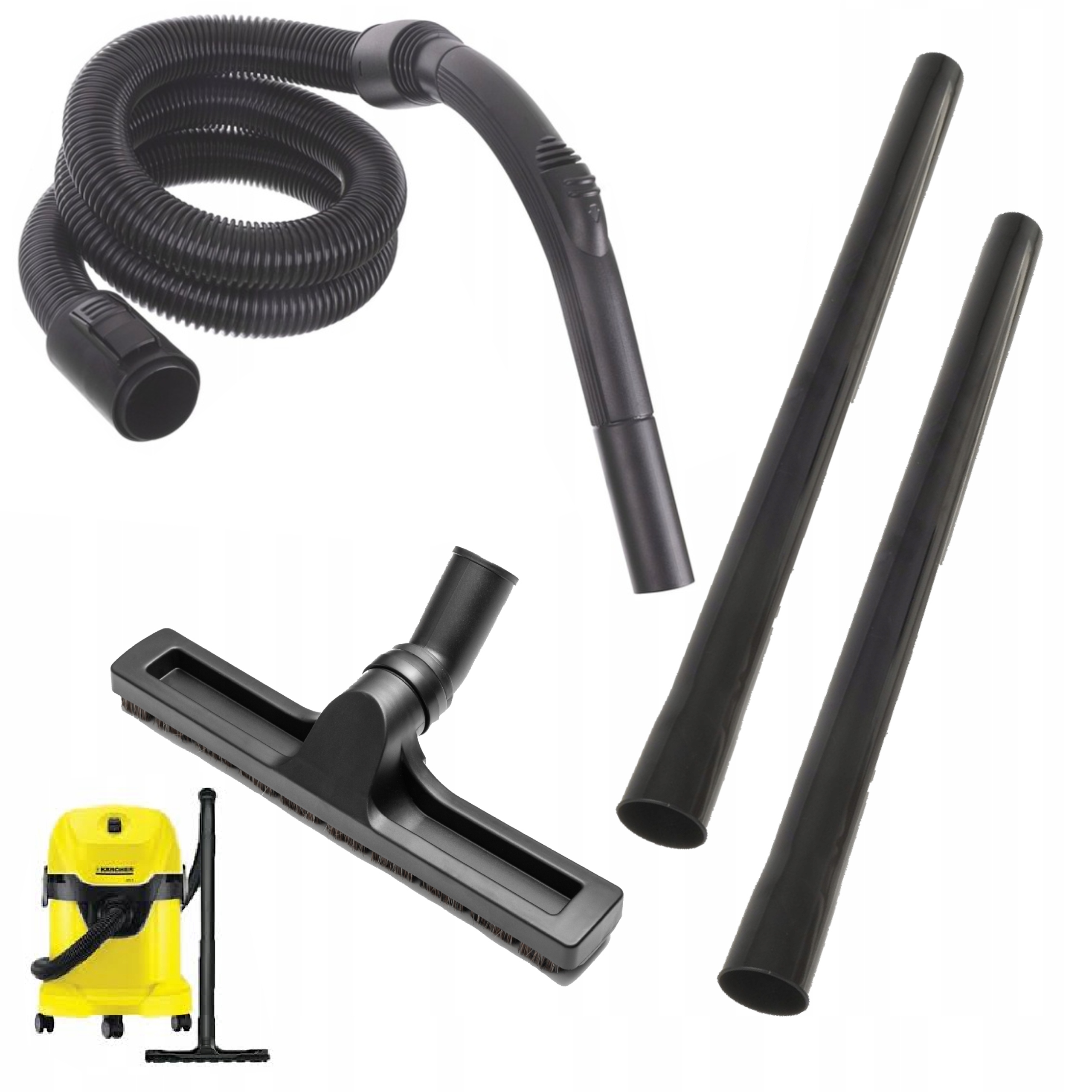 Zestaw Szczotka Do Parkietu Wąż Rura Karcher WD2 WD3 WD4 WD5 WD6 WD7 A2004