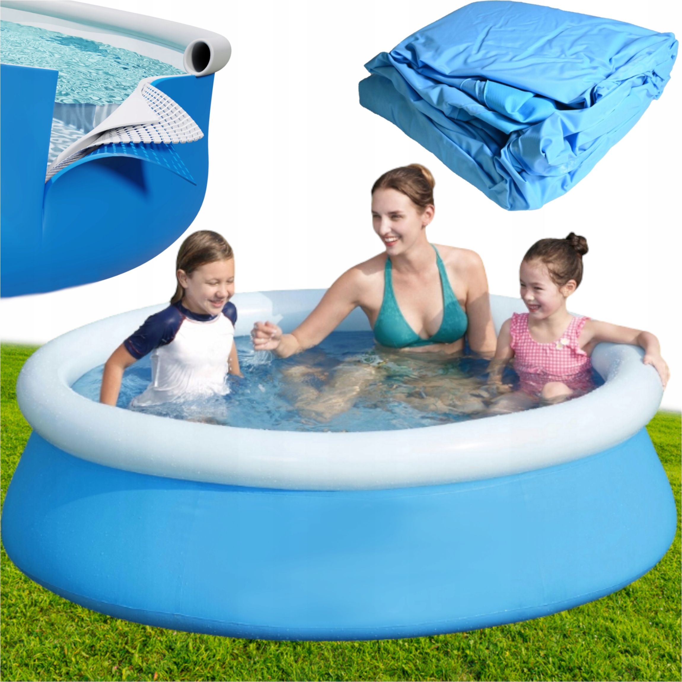 Bazén Pro Děti I Dospělé, 3KRÁT Zesílený A Hladký