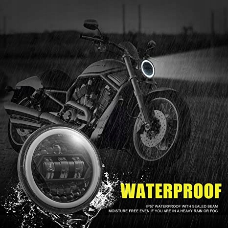 REFLEKTOR LAMPA LED PRZEDNIA HOMOLOGACJA MOTOCYKL Marka inna