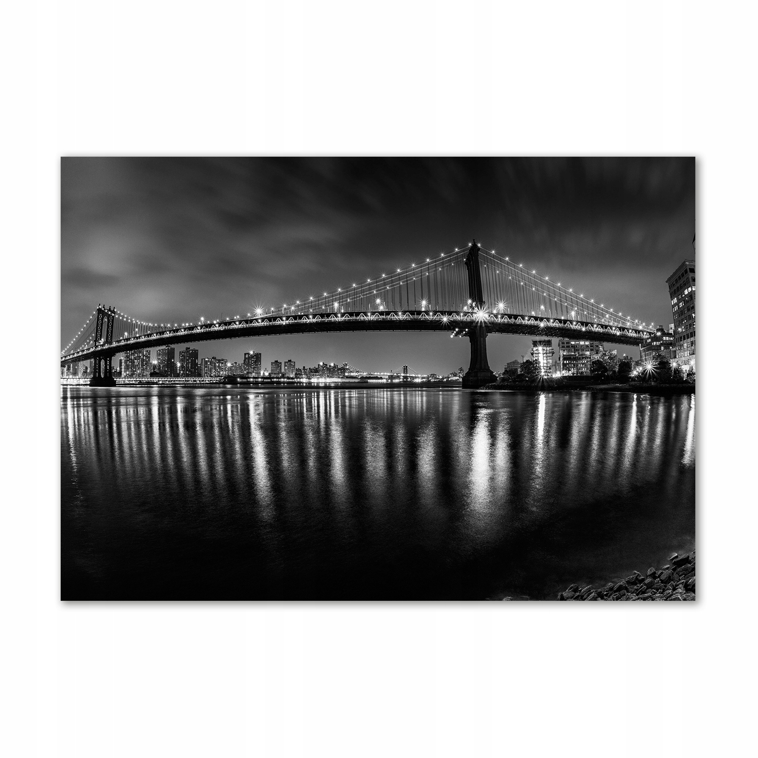 

Foto obraz szkło akryl Manhattan nocą 100x70 cm