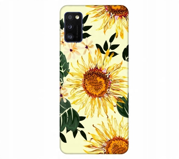 

Etui na telefon Samsung Galaxy A41 Kwiat zólty akw