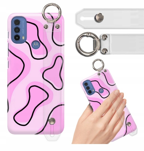 

Etui Z Paskiem do Motorola E40 Pastel Love
