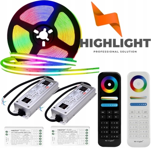 25m Sada Led Cob Rgb páska CRI90 15W 24V Wi-Fi