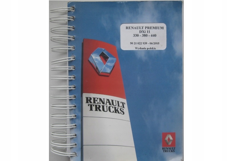 RENAULT PREMIUM DXi 11 книга з експлуатації J. Польський