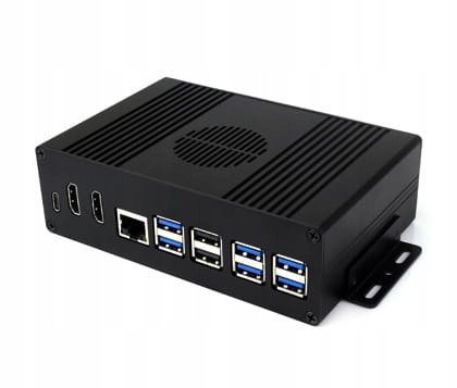 Hliníkové pouzdro pro Raspberry Pi 5 4 x USB3.2 2 x velké Hdmi Usb Typ-c