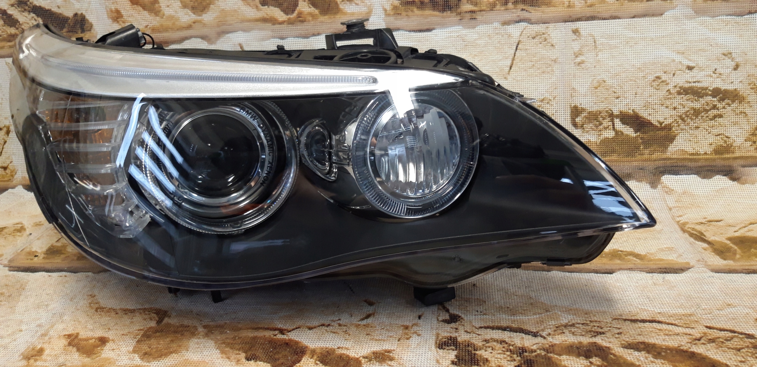 bmw 5 e60 usa ameryka 08 lift lci xenon skrętny dynamic prawa