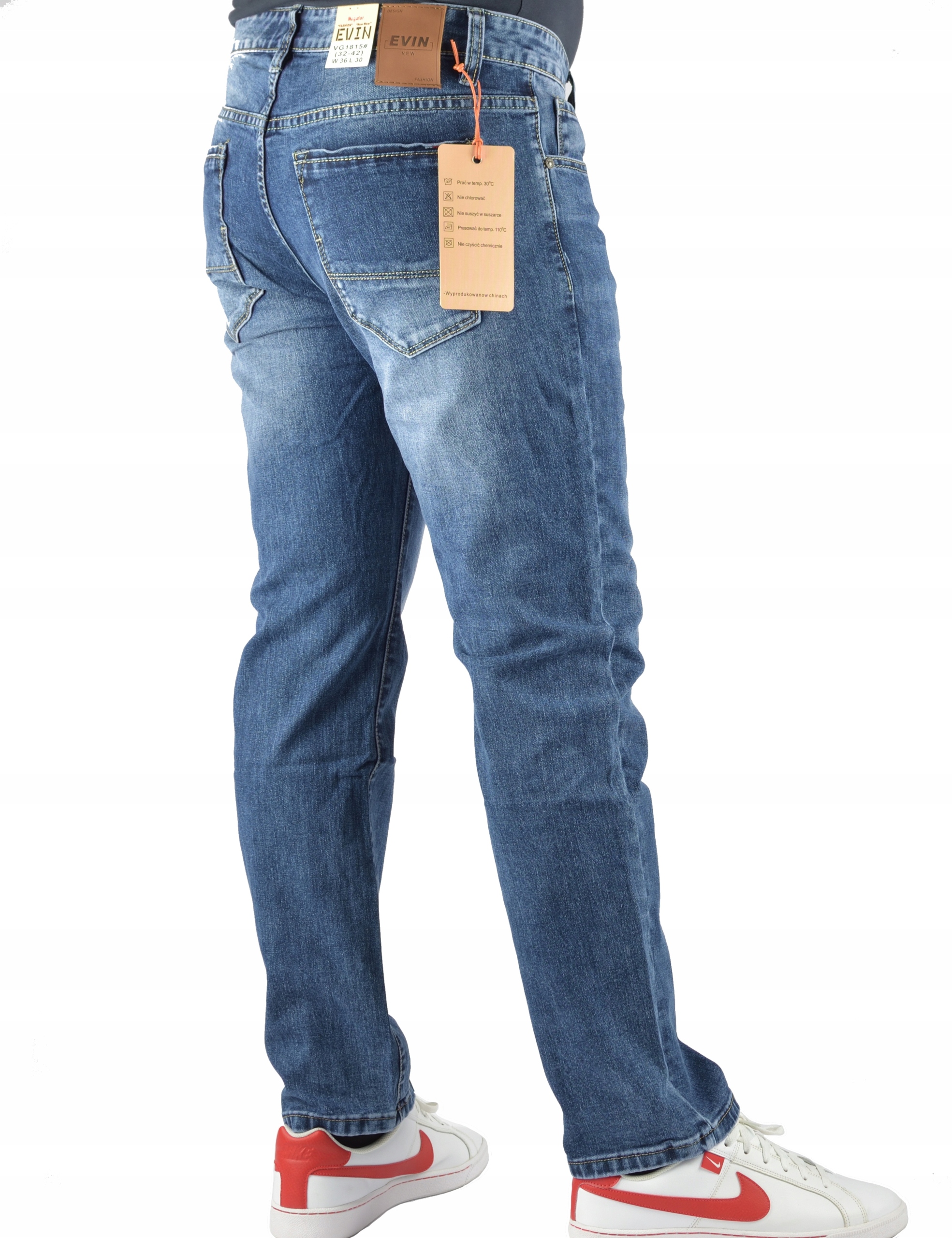 

Spodnie Jeansowe Evin Męskie Niebieski 32/30