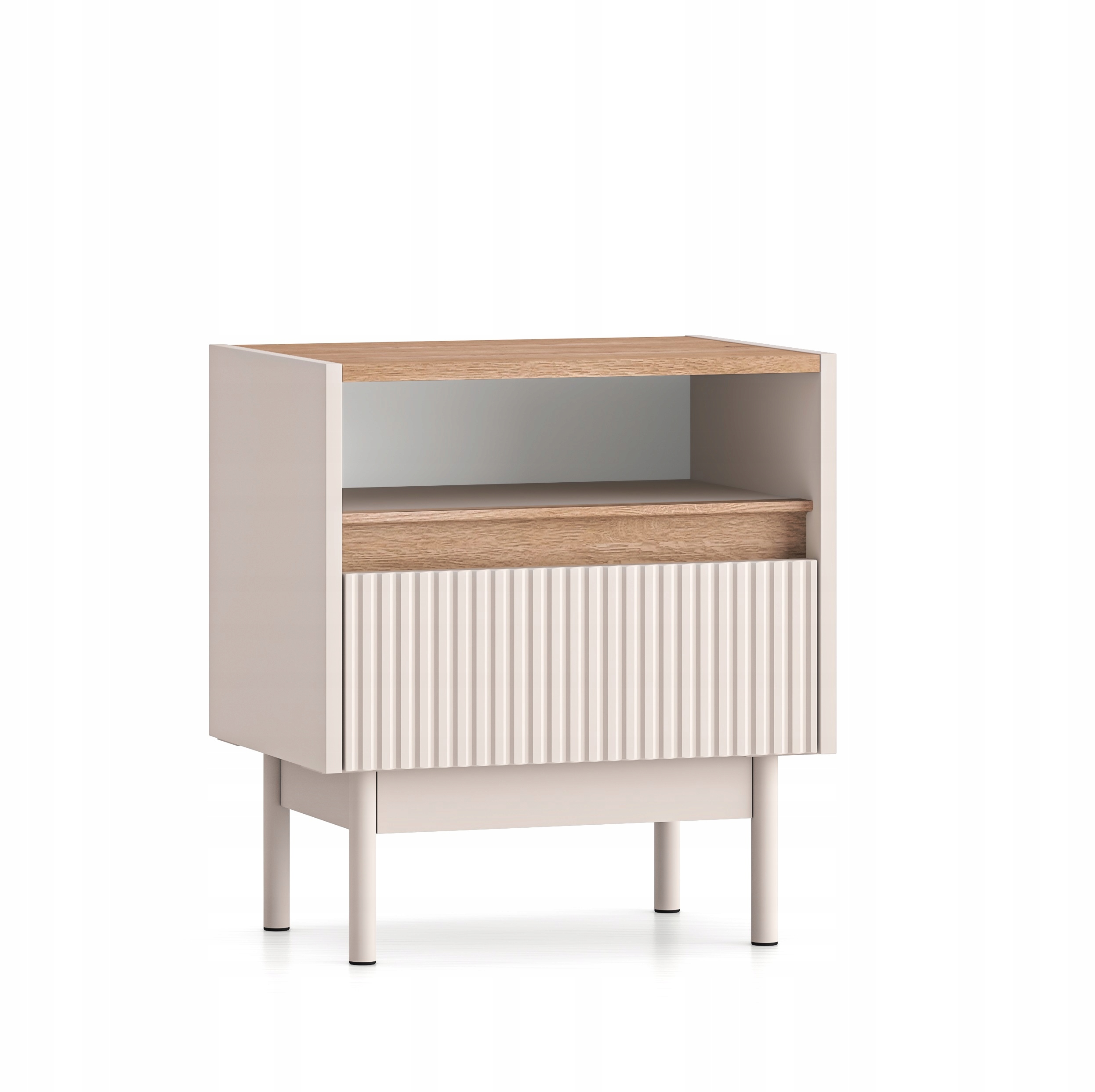 Noční stolek s zásuvkou do ložnice, moderní, Dunea 08 kašmír