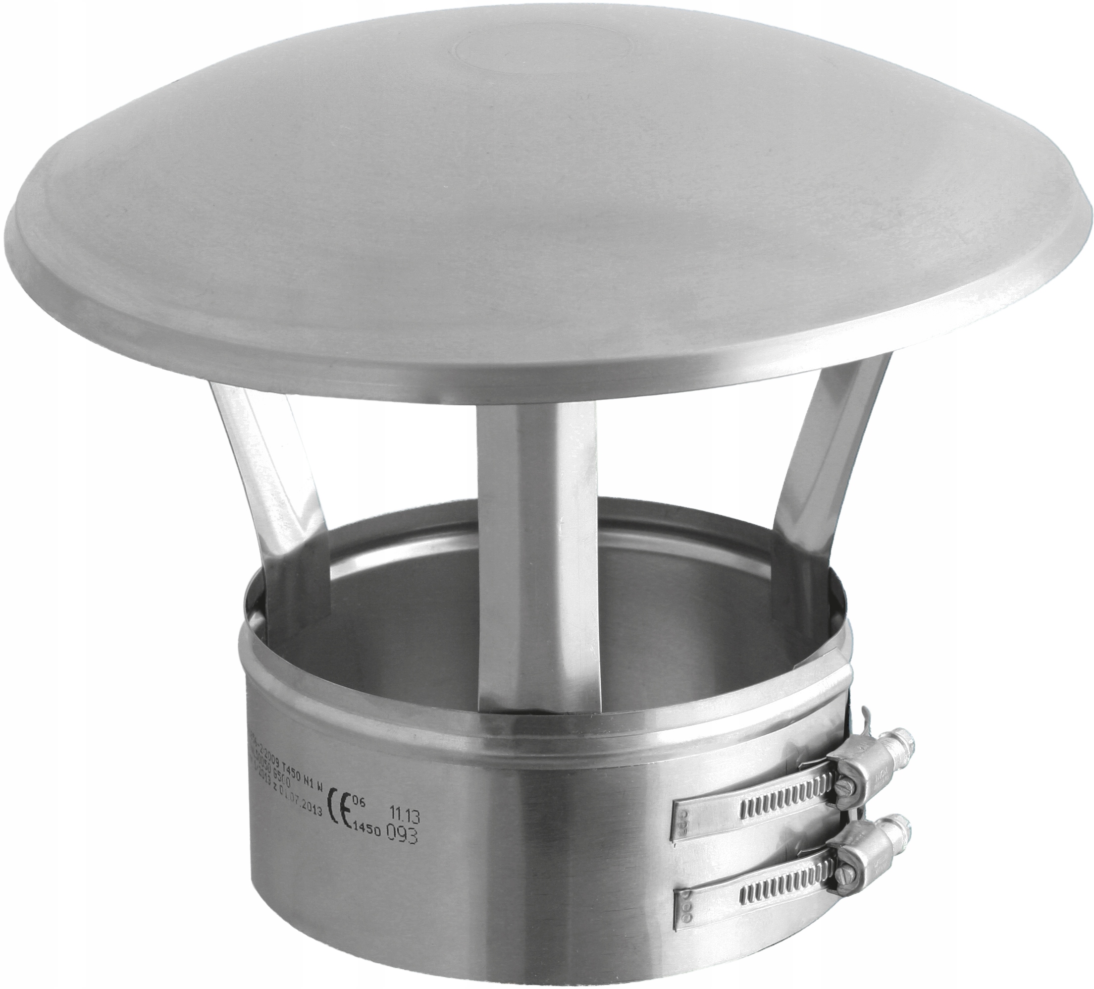 Komínová stříška Nasada Parasol Ukončení komína fi 180 Kyselinovzdorná Darco