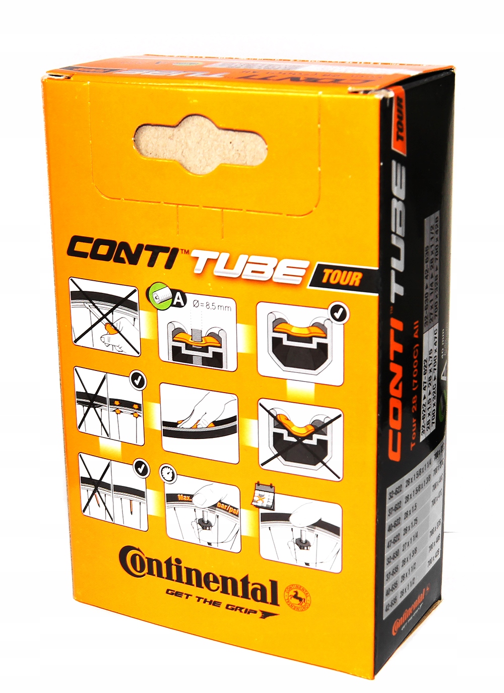 CONTINENTAL DĘTKA 28" TOUR 700 x 35C 38C 40C 42C AV 40mm TREKKING CROSS BOX Rozmiar koła (