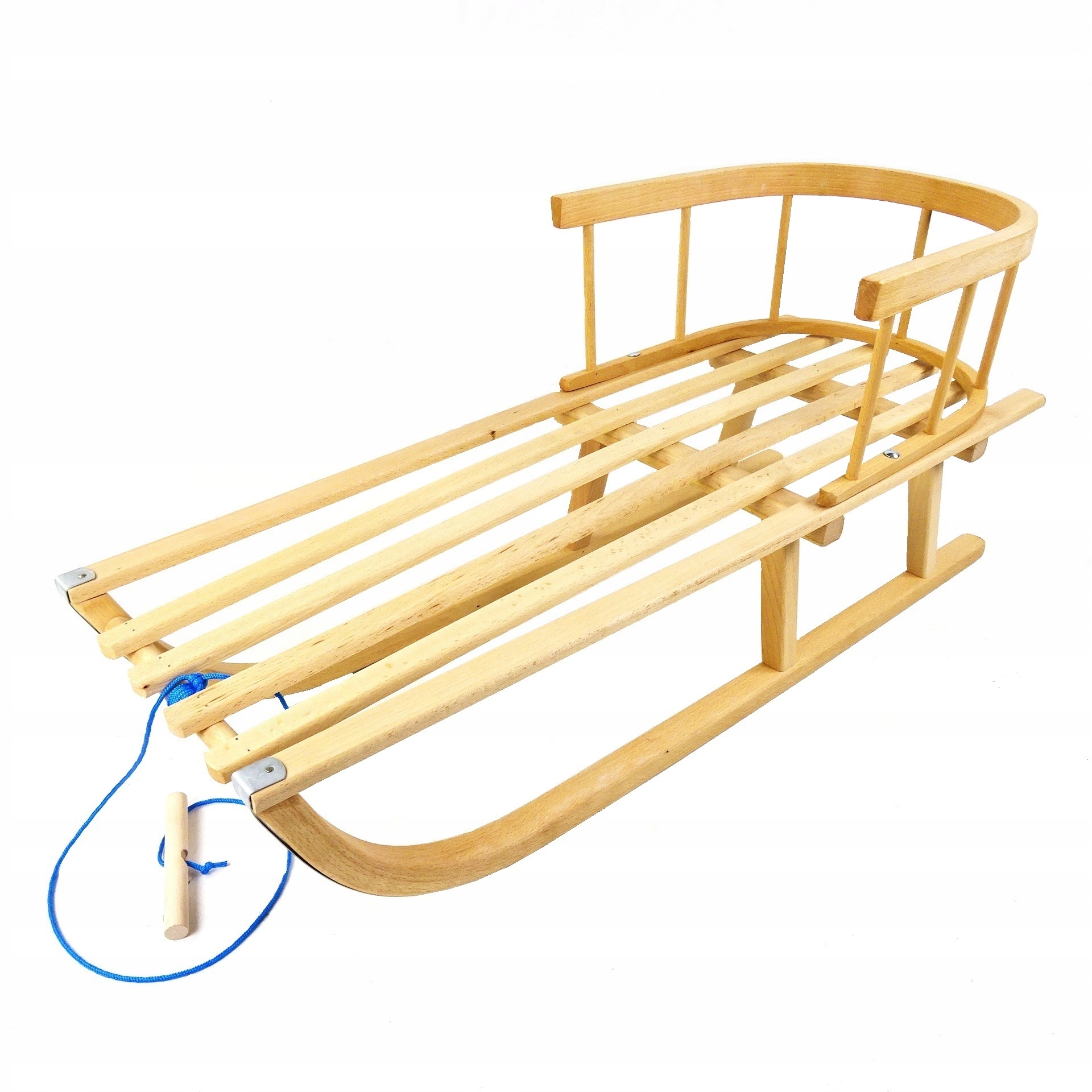 Sanki Drewniane Z Oparciem Tradycyjne Bukowe Sanka Dla Dziecka