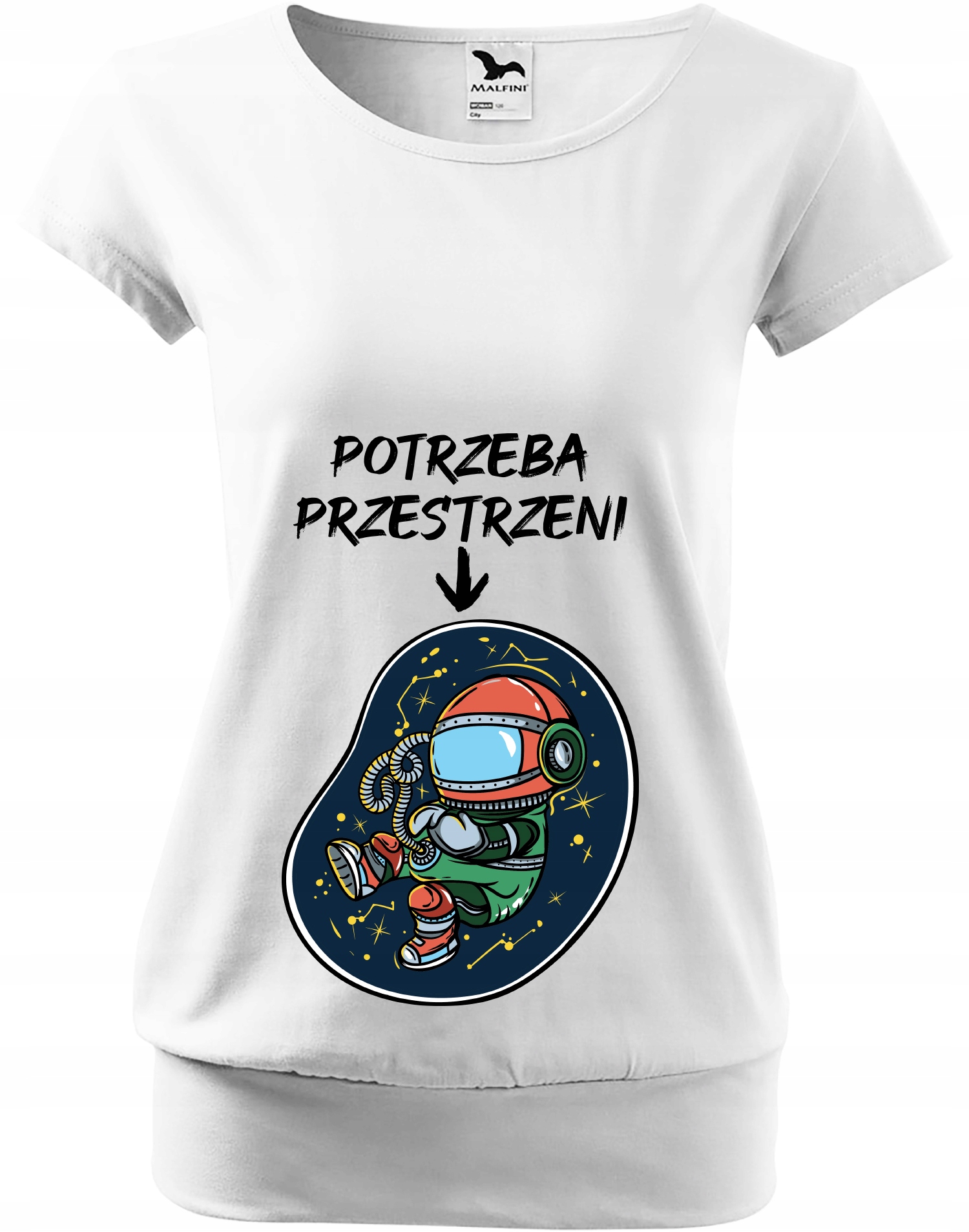

Koszulka Ciążowa Ciąża Prezent Mama Kosmos XL