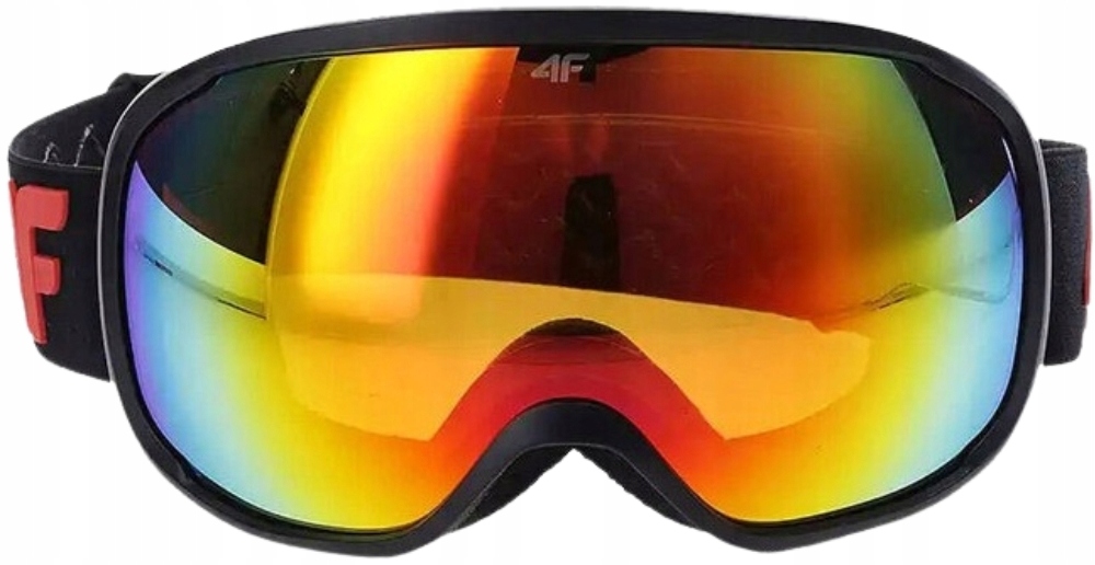 Gogle narciarskie snowbordowe 4F dziecięce z futerałem