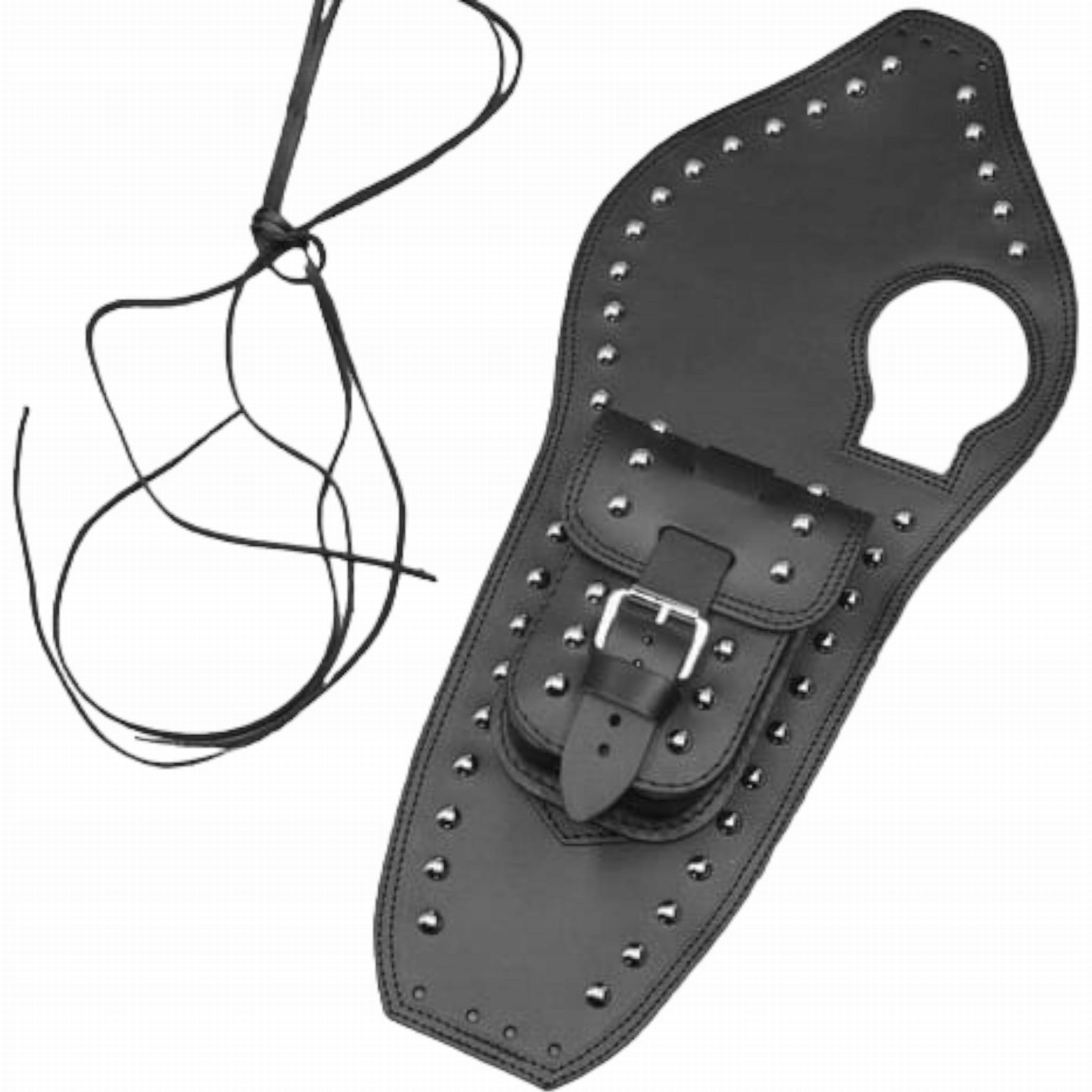 Pás na nádrž ProSpeed Kožená kravata Yamaha Virago XV 1100 s klincami