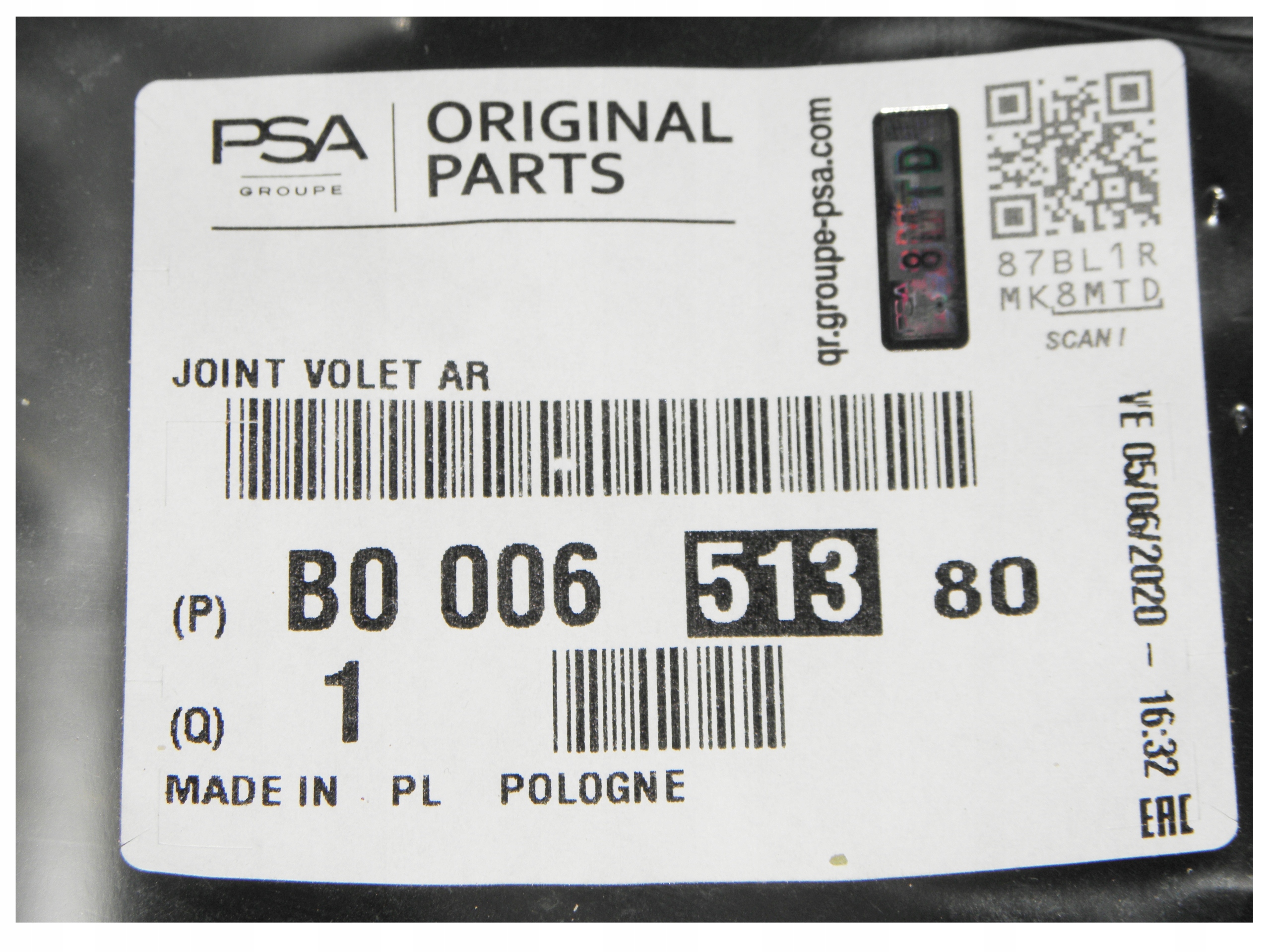 USZCZELKA SZYBY TYLNEJ KLAPY CITROEN C1 PEUGEOT 107 TOYOTA AYGO OE ORYGINAŁ Typ samochodu Samochody osobowe