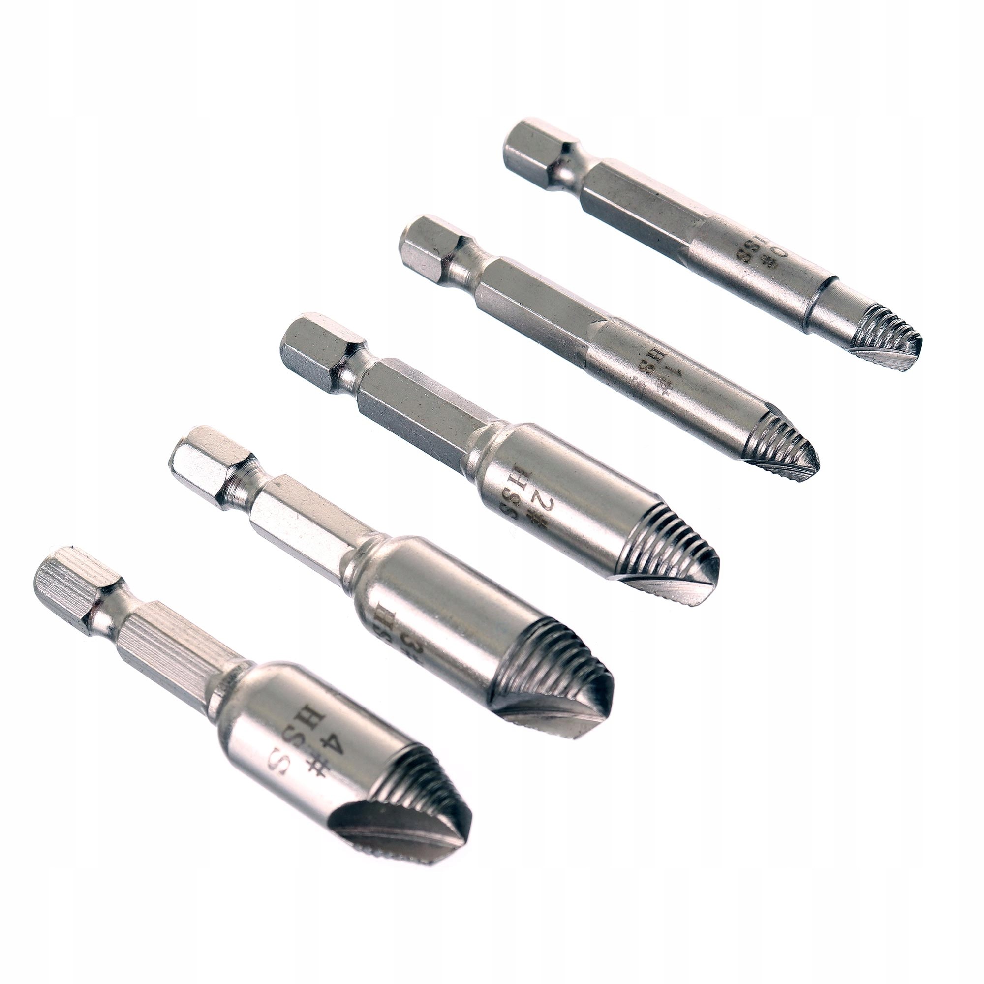 Wykrętaki do zerwanych urwanych śrub na Wkrętarkę Marka TC Technic