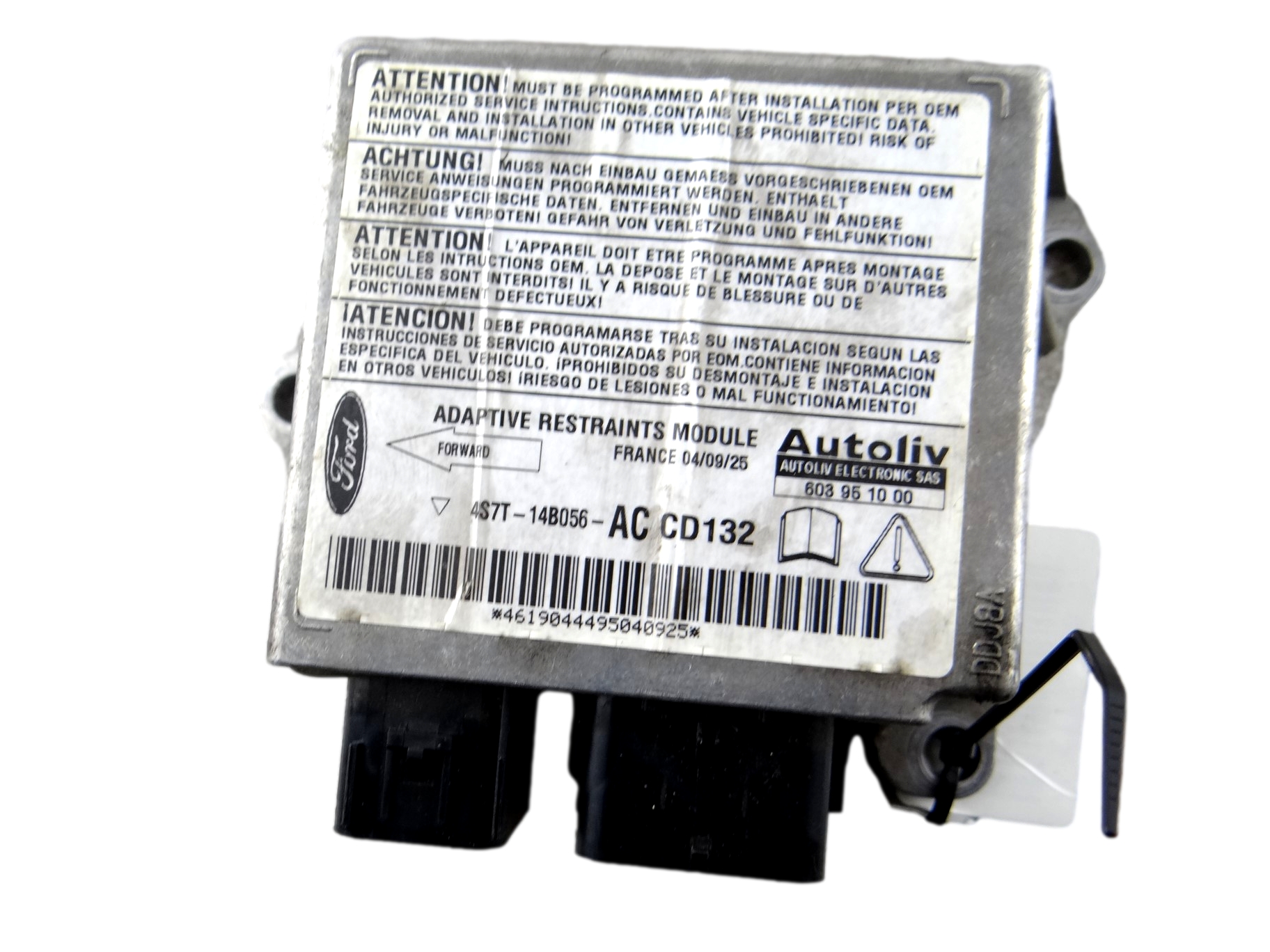 module SENSOR airbag FORD MONDEO MK3 4S7T-14B056-AC
