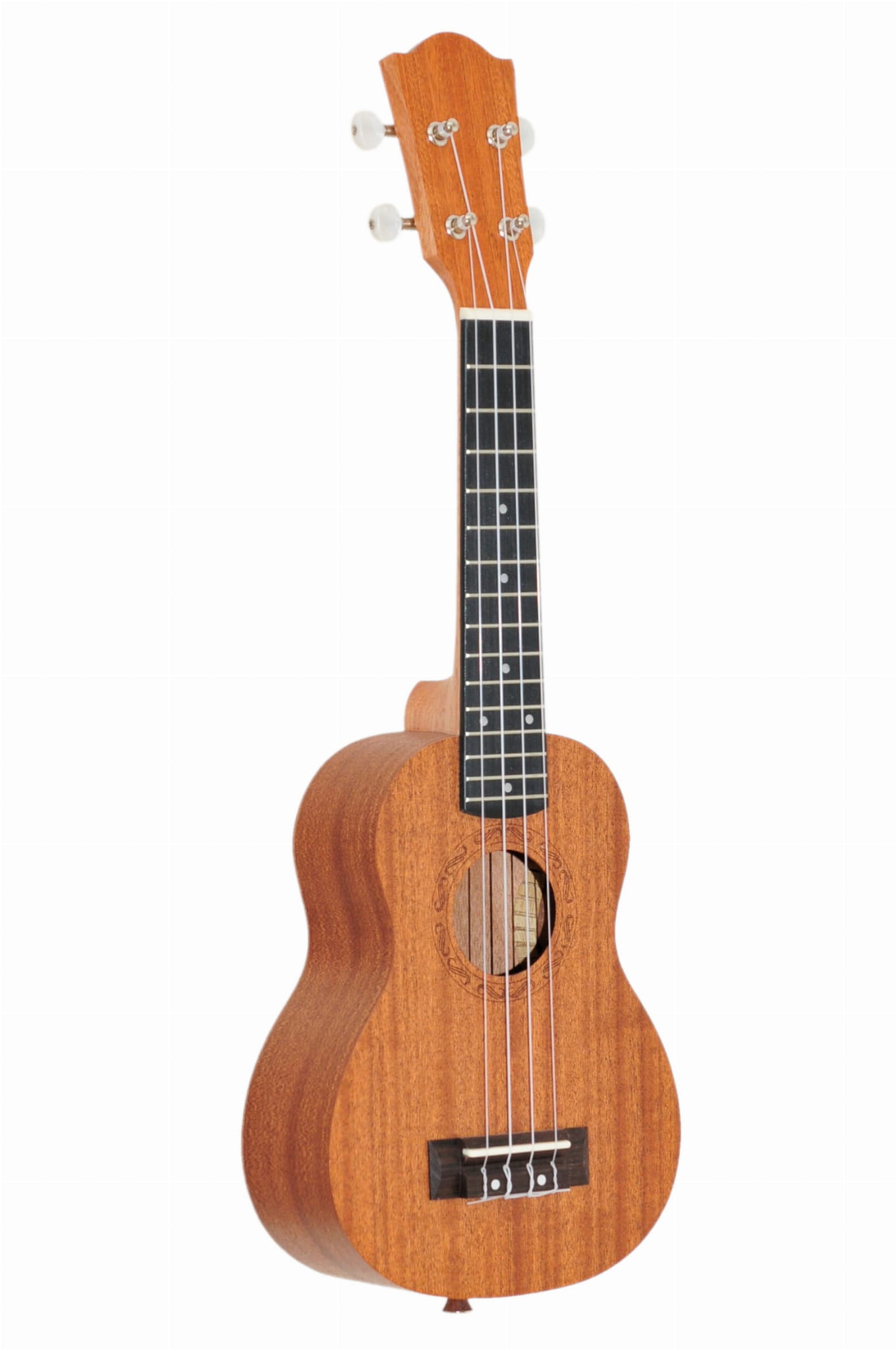 MAHONIOWE UKULELE SOPRANOWE + AKCESORIA Marka inna