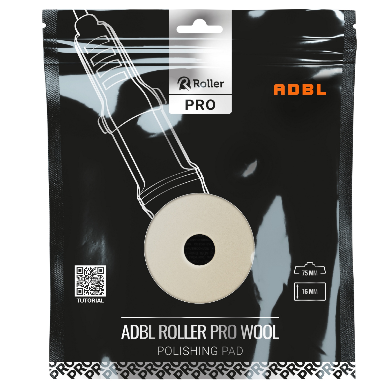 Adbl Roller Pro Wool DA75 Gąbka Polerska