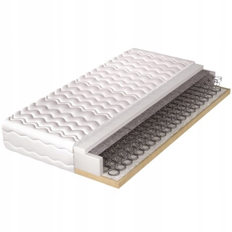 SENTO DS-1 materac na drewnianym stelażu 140x200! Rodzaj materaca sprężynowy bonellowy