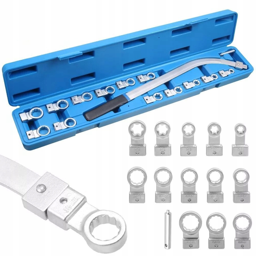 Klíče Na Napínáky Očkové 12mm 19mm 15 dílů Sada klíčů