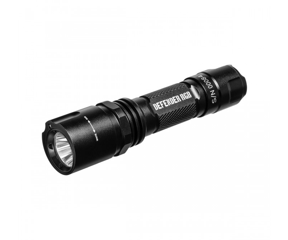 Latarka ręczna, Mactronic Defender Rgb, 400lm, bateryjna (2xCR123A)