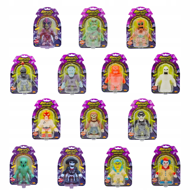 

Monster Flex Gumostwory seria 3 mix potworów