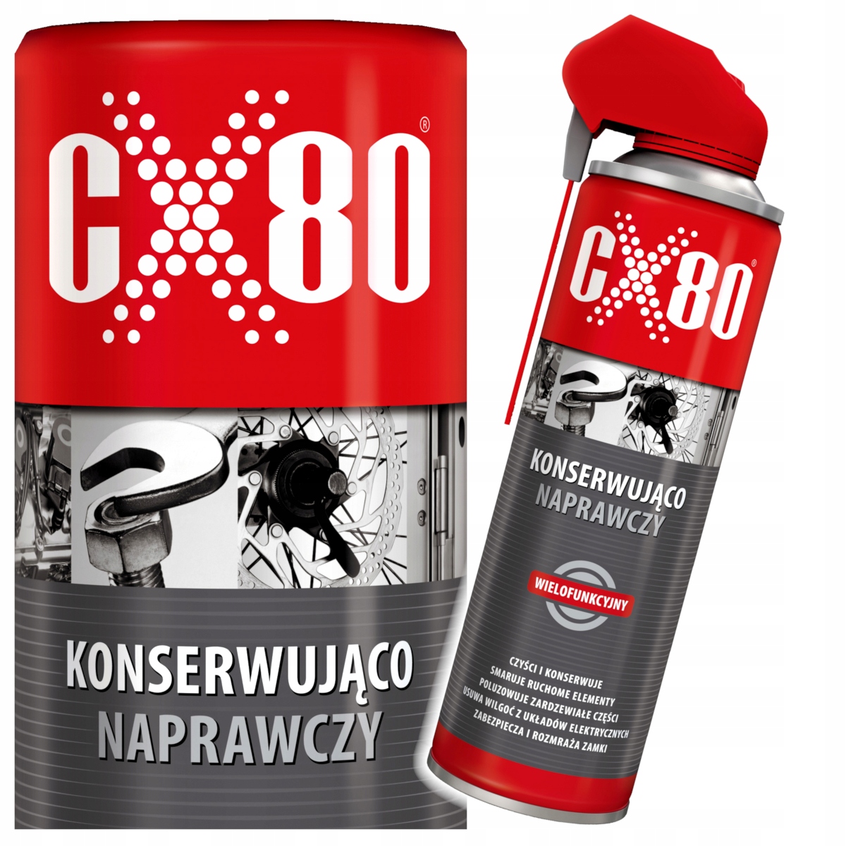 CX80 Płyn Konserwująco naprawczy Odrdzewiacz Wielofunkcyjny Duo Spray 500ml