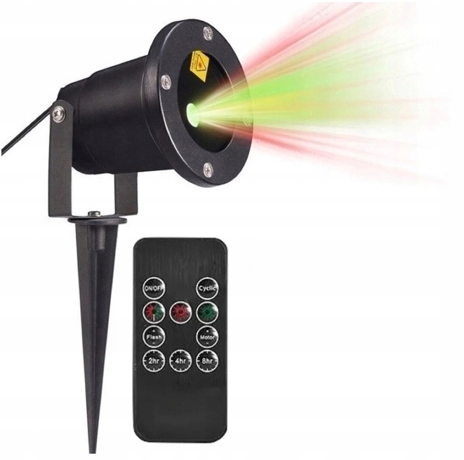 

Projektor Laserowy Wodoodporny Z Pilotem