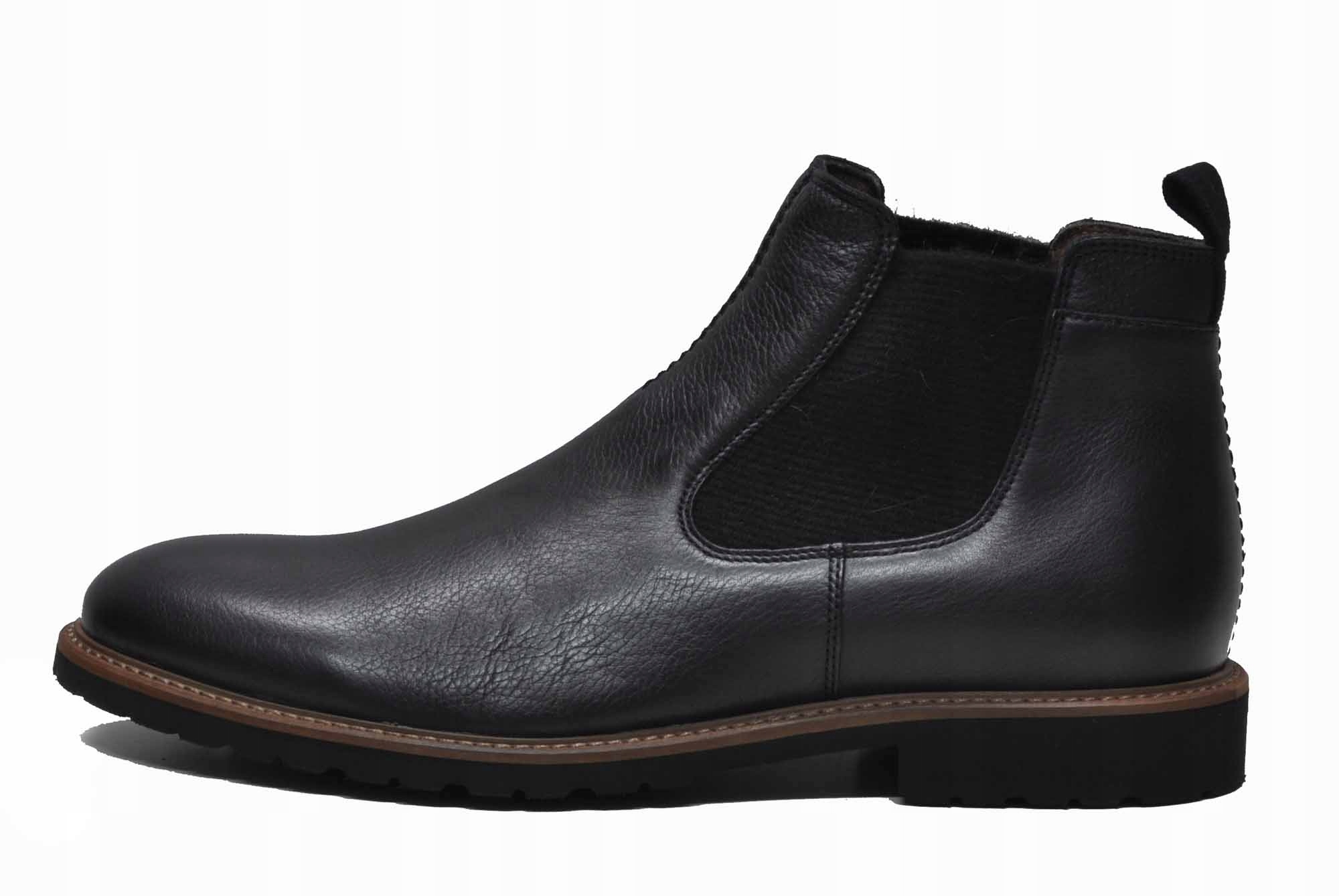 RYŁKO IPWN71 SZTYBLETY męskie czarne skóra