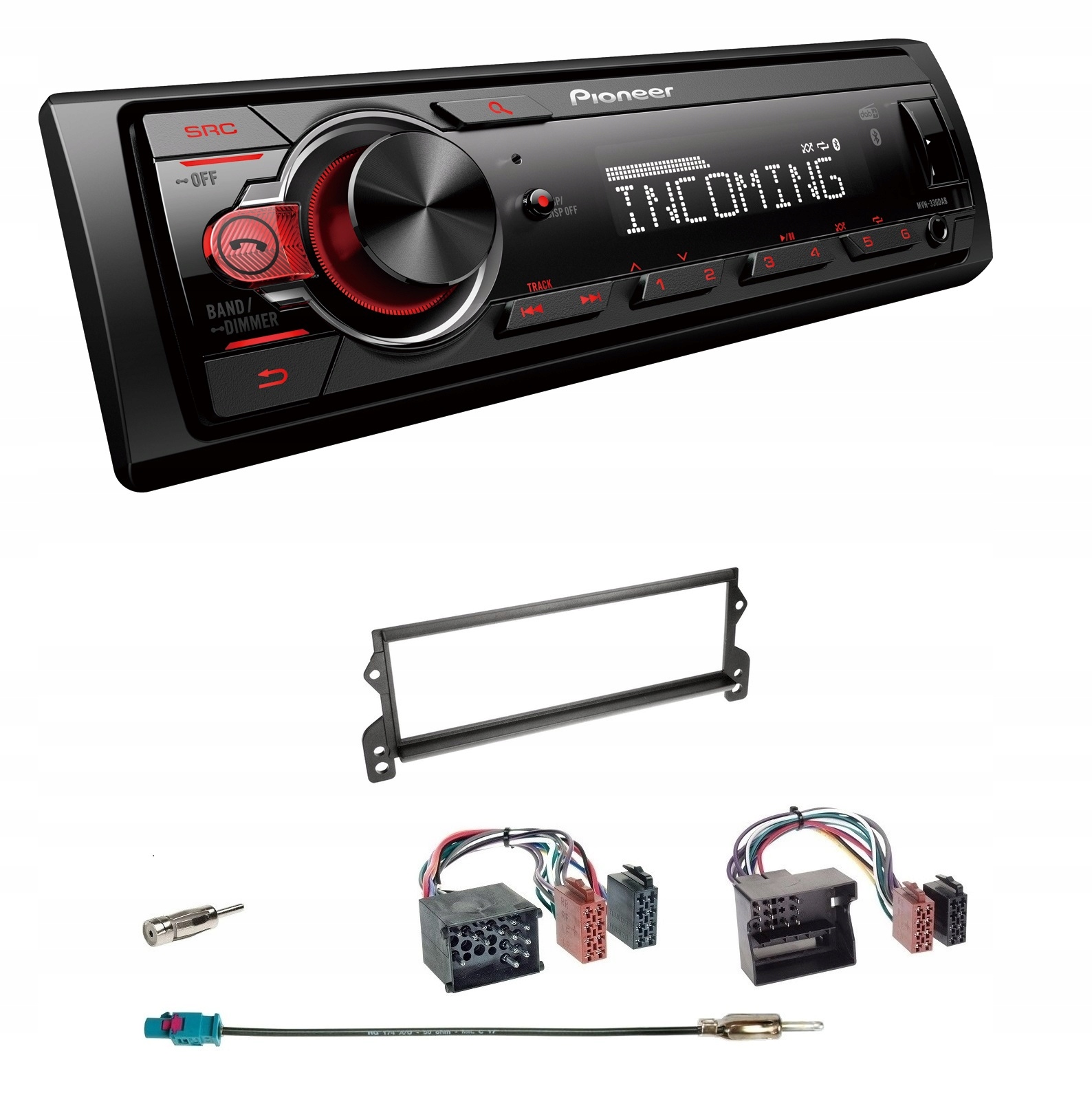Autorádio Pioneer MVH-330DAB Bluetooth Flac Usb Bmw Mini Cooper