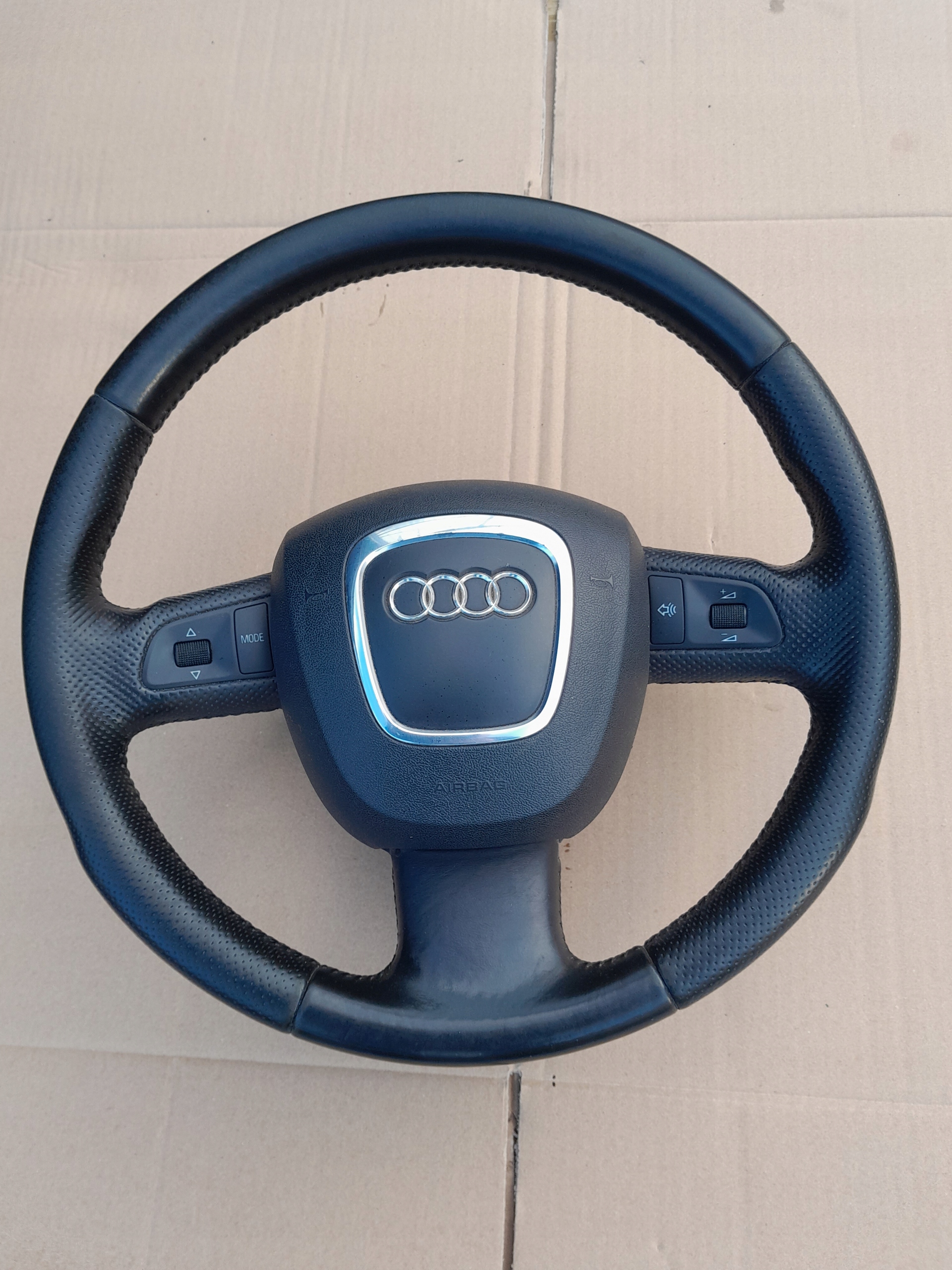 4F0419091DF - Рульове колесо 3-спицева шкіра AUDI A6 C6 / A4 B7